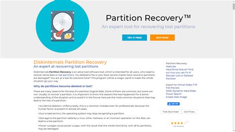 DiskInternals Partition Recovery 